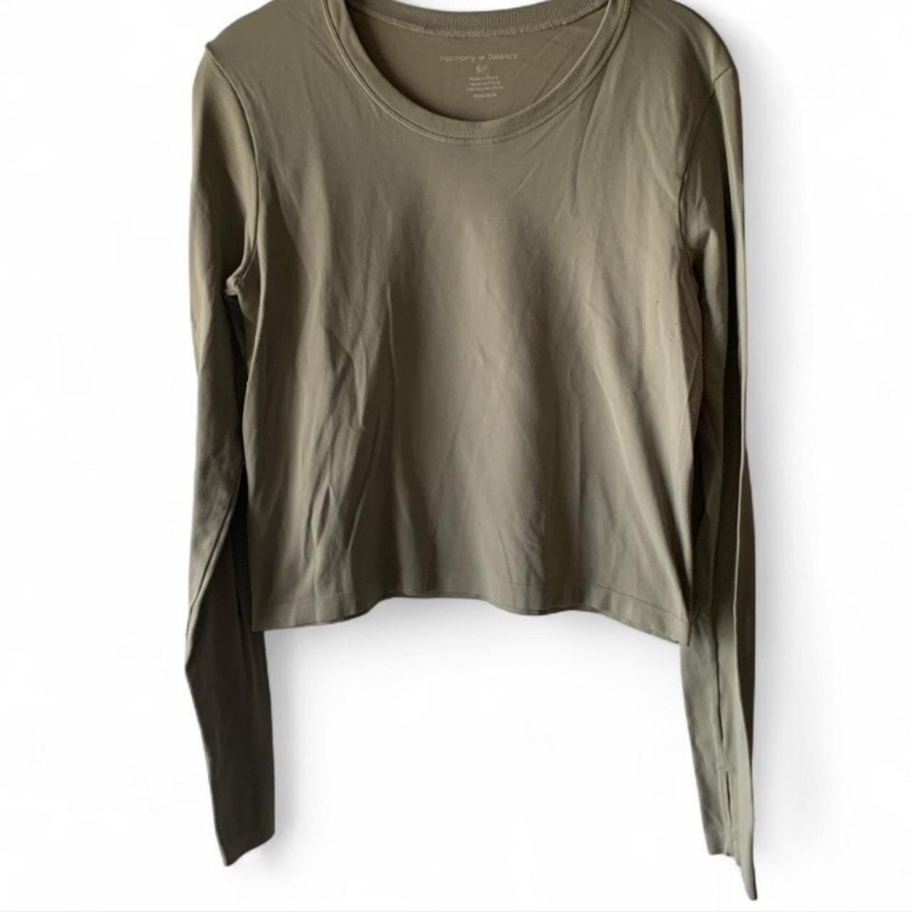 Khaki Long Sleeve Women's Top